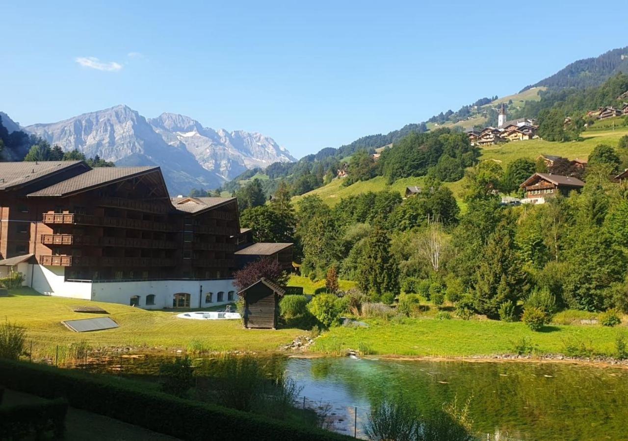 Val dʼIlliez Studio - La Vieze Thermes Park 아파트 외부 사진